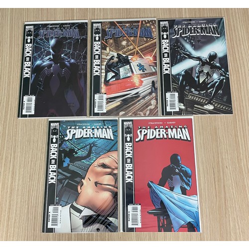 448 - THE AMAZING SPIDER-MAN #539 - 543. Complete Back in Black Storyline. Marvel Comics 2007. All VFN Con... 