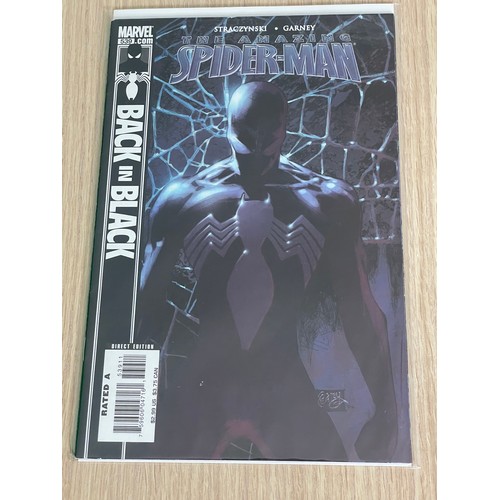 448 - THE AMAZING SPIDER-MAN #539 - 543. Complete Back in Black Storyline. Marvel Comics 2007. All VFN Con... 