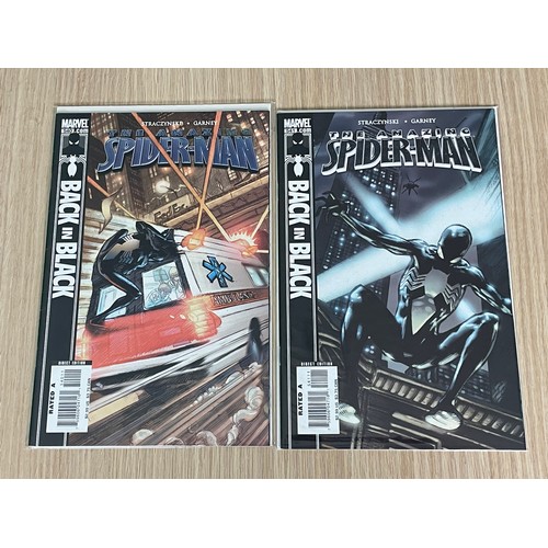 448 - THE AMAZING SPIDER-MAN #539 - 543. Complete Back in Black Storyline. Marvel Comics 2007. All VFN Con... 