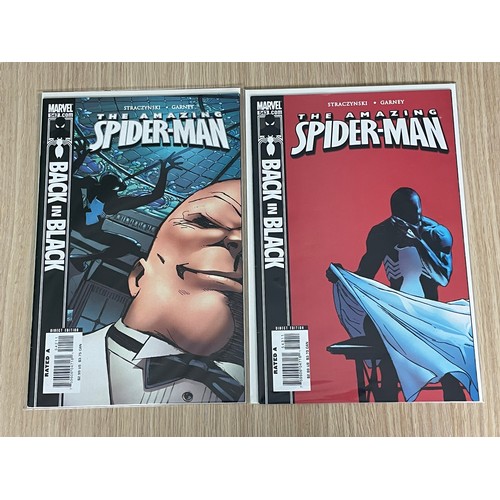 448 - THE AMAZING SPIDER-MAN #539 - 543. Complete Back in Black Storyline. Marvel Comics 2007. All VFN Con... 