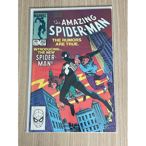 454 - THE AMAZING SPIDER-MAN #252 1st Appearance of Spider-mans Black costume. Marvel Comics 1984. VG Cond... 