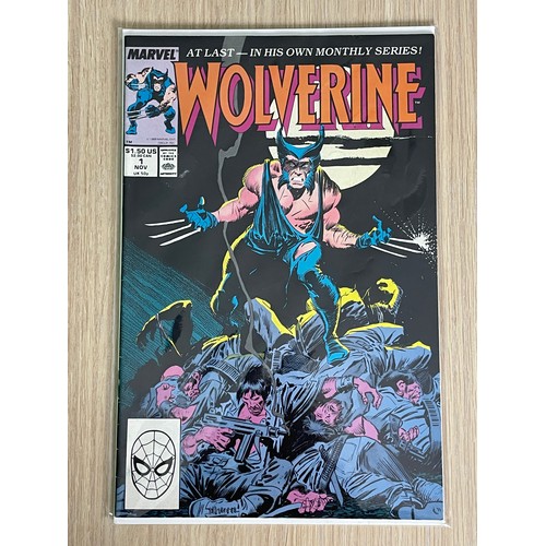 455 - WOLVERINE #1 Premiere issue of Wolverines first ongoing solo series. 1st Appearance of Patch. Marvel... 