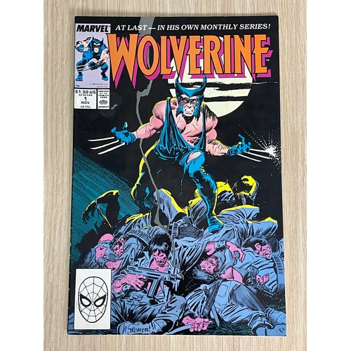 455 - WOLVERINE #1 Premiere issue of Wolverines first ongoing solo series. 1st Appearance of Patch. Marvel... 