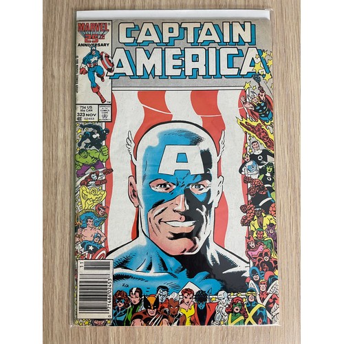 466 - Captain America #323. 1st Appearance of John Walker as Super Patriot, later becomes U.S. Agent. 1st ... 