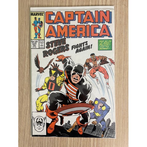 469 - Captain America #337 - #339 . 1st App of the Captain, Steve Rogers in what would become the U.S. Age... 