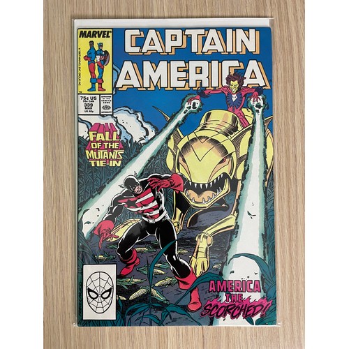 469 - Captain America #337 - #339 . 1st App of the Captain, Steve Rogers in what would become the U.S. Age... 