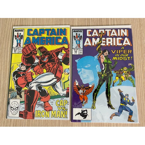 470 - Captain America #341 - 350. 
10 comic run which includes First Appearances of Lemar Hoskins as Battl... 