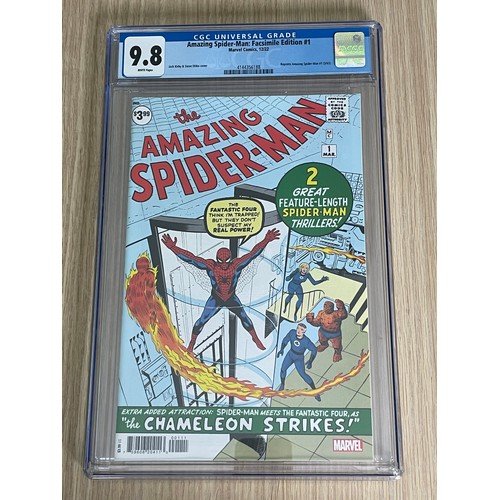 471 - The Amazing Spider-Man #1 Fascimile Edition. CGC 9.8
Marvel Comics 2022.