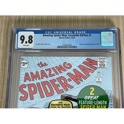 471 - The Amazing Spider-Man #1 Fascimile Edition. CGC 9.8
Marvel Comics 2022.