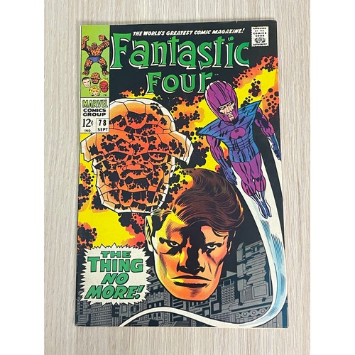 440 - Fantastic Four #78. Marvel Comics 1968. FN Condition. Bagged & Boarded.