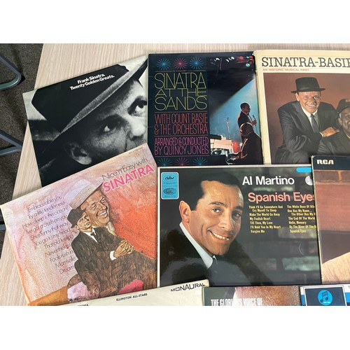 479 - 12 x Jazz/Easy Listening LP Vinyl Records. 33RPM Albums featuring Frank Sinatra, Dean Martin, Duke E... 