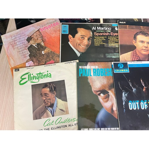 479 - 12 x Jazz/Easy Listening LP Vinyl Records. 33RPM Albums featuring Frank Sinatra, Dean Martin, Duke E... 