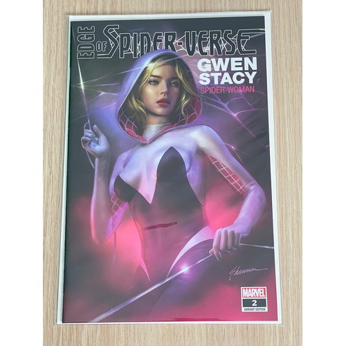 442 - Edge of Spider-verse #2 Facsimile Variant by Shannon Maer - Ltd Edition with C.O.A. No. 624 of 800. ... 