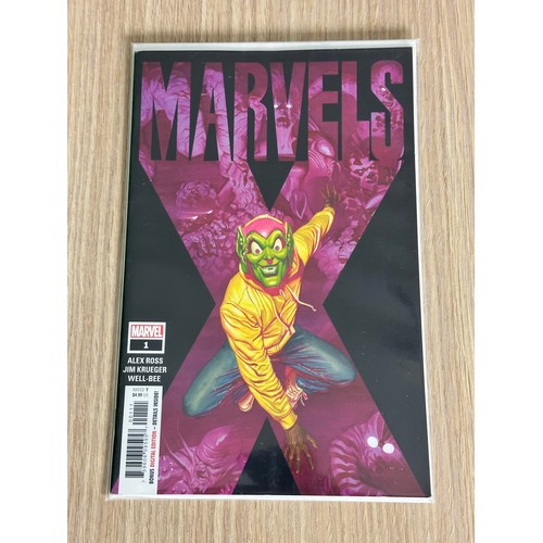 444A - Marvels X 1 - 4. Alex Ross Marvel Comics 2020. 1st Prints. All NM condition except #3 which is FN. A... 