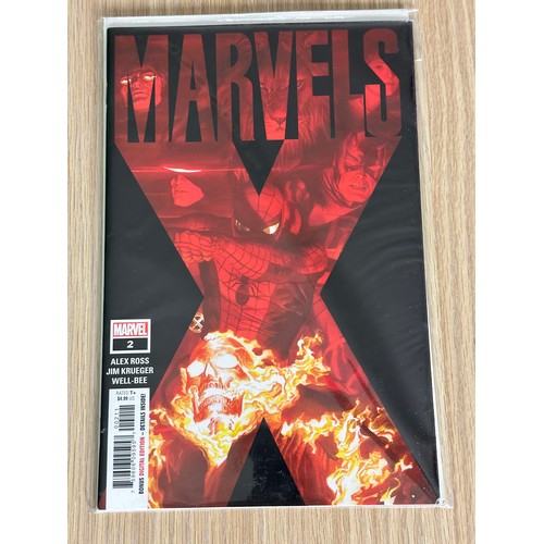 444A - Marvels X 1 - 4. Alex Ross Marvel Comics 2020. 1st Prints. All NM condition except #3 which is FN. A... 