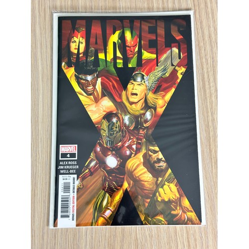 444A - Marvels X 1 - 4. Alex Ross Marvel Comics 2020. 1st Prints. All NM condition except #3 which is FN. A... 