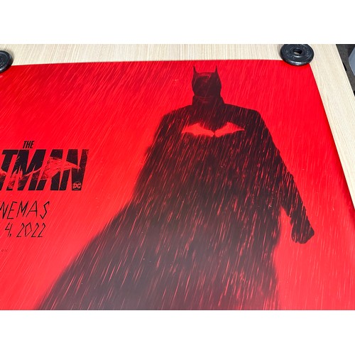 475B - THE BATMAN Original UK Cinema Film Quad. 2022. Movie Poster Measures 30