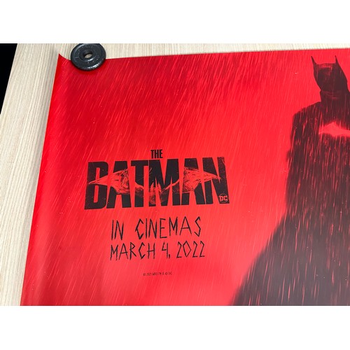 475B - THE BATMAN Original UK Cinema Film Quad. 2022. Movie Poster Measures 30