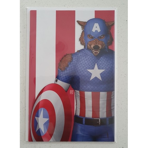 54 - 8 X Captain America   Volume 9  #1 Variants  2018 – Midtown Comics Retailer Exclusive  7 Virgin Vari... 