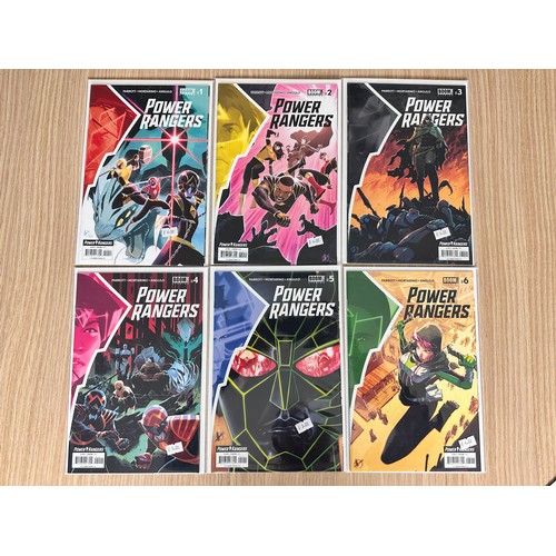 25 - POWER RANGERS #1 - 22. Boom Comics (2020) Complete run. All As New/NM Condition.All Bagged & Boarded