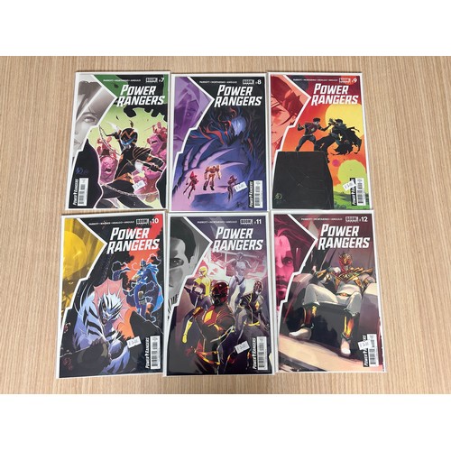 25 - POWER RANGERS #1 - 22. Boom Comics (2020) Complete run. All As New/NM Condition.All Bagged & Boarded