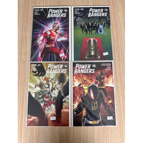 25 - POWER RANGERS #1 - 22. Boom Comics (2020) Complete run. All As New/NM Condition.All Bagged & Boarded