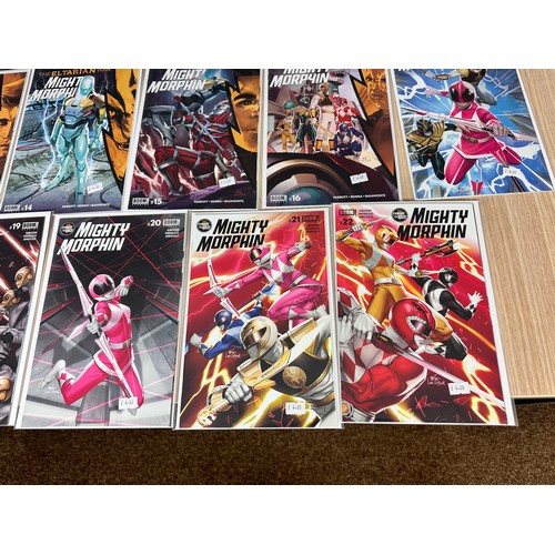 27 - MIGHTY MORPHIN  #1 - 22. Boom Comics. Complete run of these Power Rangers comics. As New/NM Conditio... 