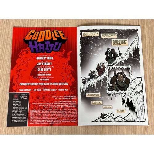 62 - CUDDLEE KAIJU Metal Cover Ashcan Source Point Press Comic Book Dealer Variant Metal Cover Comic. Ver... 