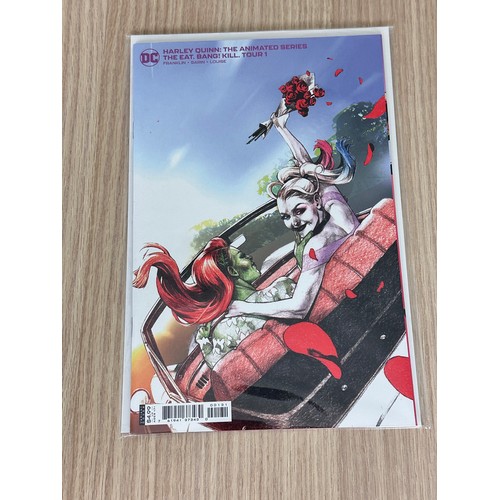 50 - HARLEY QUINN The animated series Eat Bang Kill Tour #1 x 3 variants. Featuring Natali Sanders trade ... 