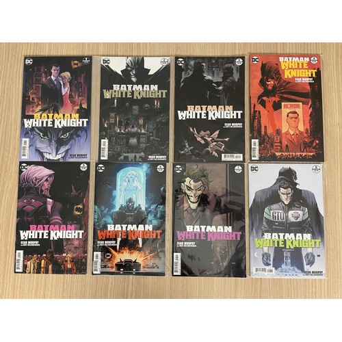 65 - BATMAN WHITE KNIGHT - #1 - 8 Complete run of Limited Series. DC Comics 2017. FN Condition. All Bagge... 