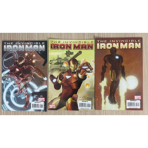 67 - The Invincible Iron Man - Marvel Comics 2008 issues #1 - 3 #25 - 31, #33 & #500. 12 comics in total.... 