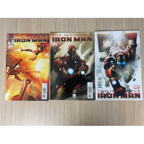 67 - The Invincible Iron Man - Marvel Comics 2008 issues #1 - 3 #25 - 31, #33 & #500. 12 comics in total.... 