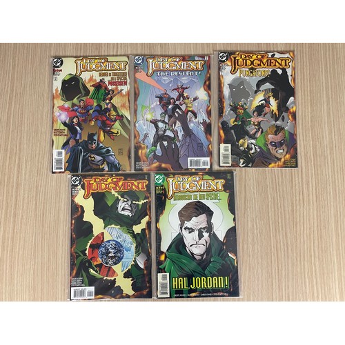 71 - Day of Judgement #1 - 5 Complete Mini Series Set. DC Comics 1999. VF Condition. All Bagged.