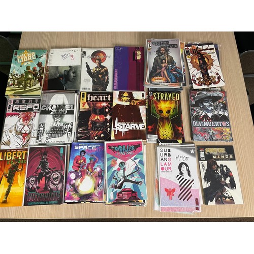 84 - IMAGE COMICS JOB LOT BUNDLE OF 100+ COMICS. Many Complete runs and some signed comics. Featuring: Ri... 