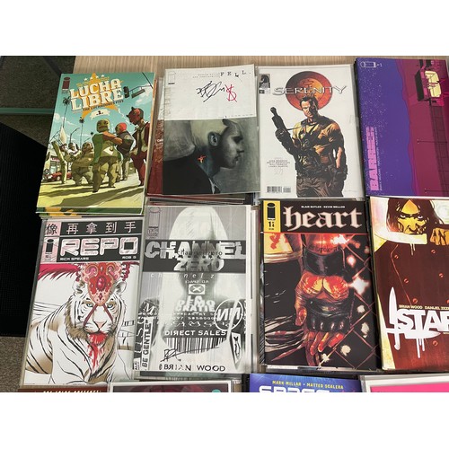 84 - IMAGE COMICS JOB LOT BUNDLE OF 100+ COMICS. Many Complete runs and some signed comics. Featuring: Ri... 