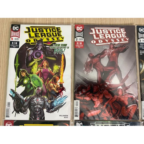 86 - JUSTICE LEAGUE ODYSSEY #1 - 8 (2018) PLUS JUSTICE LEAGUE NO JUSTICE #1 - 4 Complete Mini Series (201... 