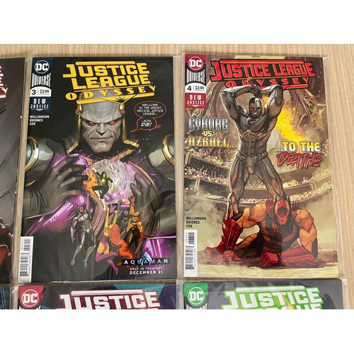 86 - JUSTICE LEAGUE ODYSSEY #1 - 8 (2018) PLUS JUSTICE LEAGUE NO JUSTICE #1 - 4 Complete Mini Series (201... 