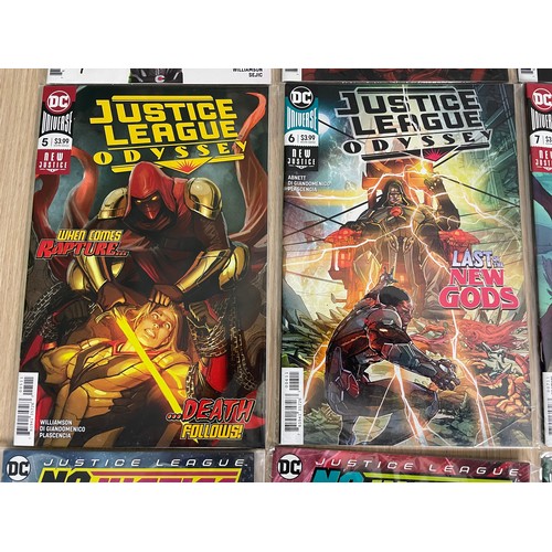 86 - JUSTICE LEAGUE ODYSSEY #1 - 8 (2018) PLUS JUSTICE LEAGUE NO JUSTICE #1 - 4 Complete Mini Series (201... 