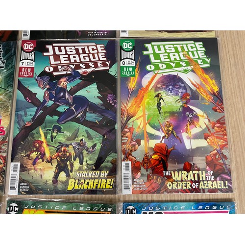 86 - JUSTICE LEAGUE ODYSSEY #1 - 8 (2018) PLUS JUSTICE LEAGUE NO JUSTICE #1 - 4 Complete Mini Series (201... 