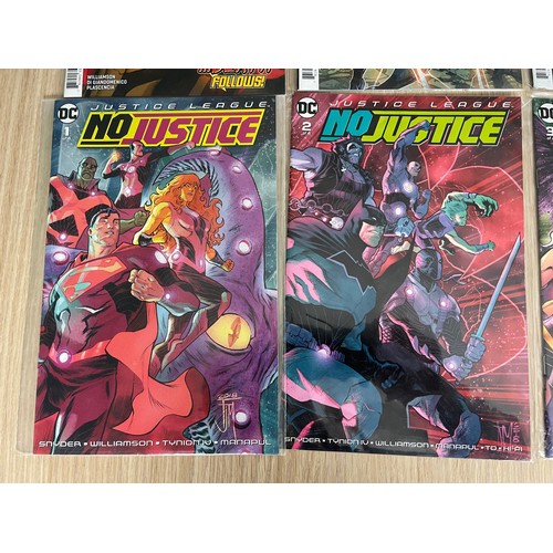 86 - JUSTICE LEAGUE ODYSSEY #1 - 8 (2018) PLUS JUSTICE LEAGUE NO JUSTICE #1 - 4 Complete Mini Series (201... 