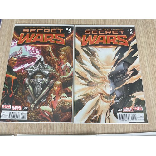 87 - Secret Wars #0-9. Marvel Comics. Complete run 2015. NM Condition. All Bagged & Boarded.