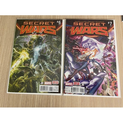 87 - Secret Wars #0-9. Marvel Comics. Complete run 2015. NM Condition. All Bagged & Boarded.