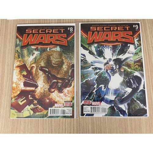 87 - Secret Wars #0-9. Marvel Comics. Complete run 2015. NM Condition. All Bagged & Boarded.