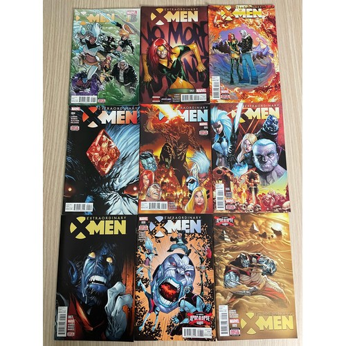 89 - EXTRAORDINARY X-MEN #1 - 19 plus Annual. Marvel Comics 2016 20 Comics in Total. VF Condition.