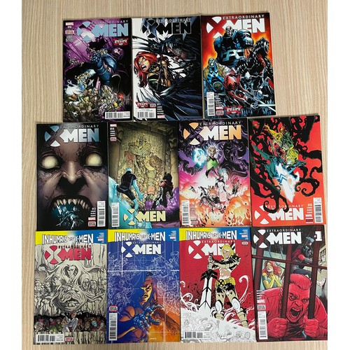 89 - EXTRAORDINARY X-MEN #1 - 19 plus Annual. Marvel Comics 2016 20 Comics in Total. VF Condition.