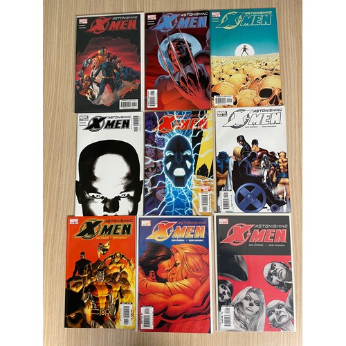 90 - ASTONISHING X-MEN Vol.3 #1, #7 - 26 plus Sketch Book + Giant Size Astonishing X-Men. Whedon/Cassaday... 