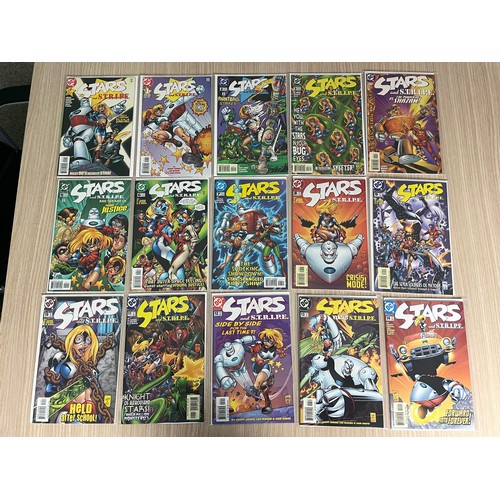 95 - STARS AND S.T.R.I.P.E Complete set #0 - 14 (incl first appearances of the Star-Spangled Kid and Cind... 