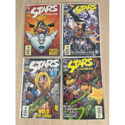 95 - STARS AND S.T.R.I.P.E Complete set #0 - 14 (incl first appearances of the Star-Spangled Kid and Cind... 