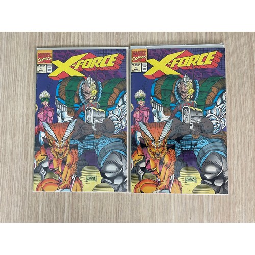 96 - X-Force #1 x 2 (no cards). Marvel Comics 1991. FN Condition.