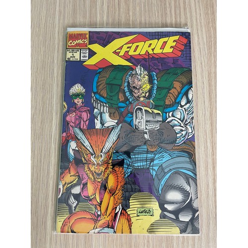 96 - X-Force #1 x 2 (no cards). Marvel Comics 1991. FN Condition.